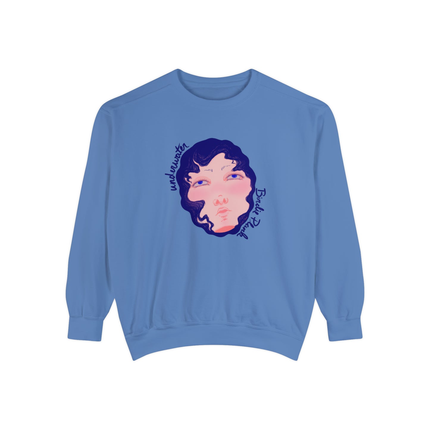 Underwater by Birdie Plank™ - Unisex Garment-Dyed Sweatshirt