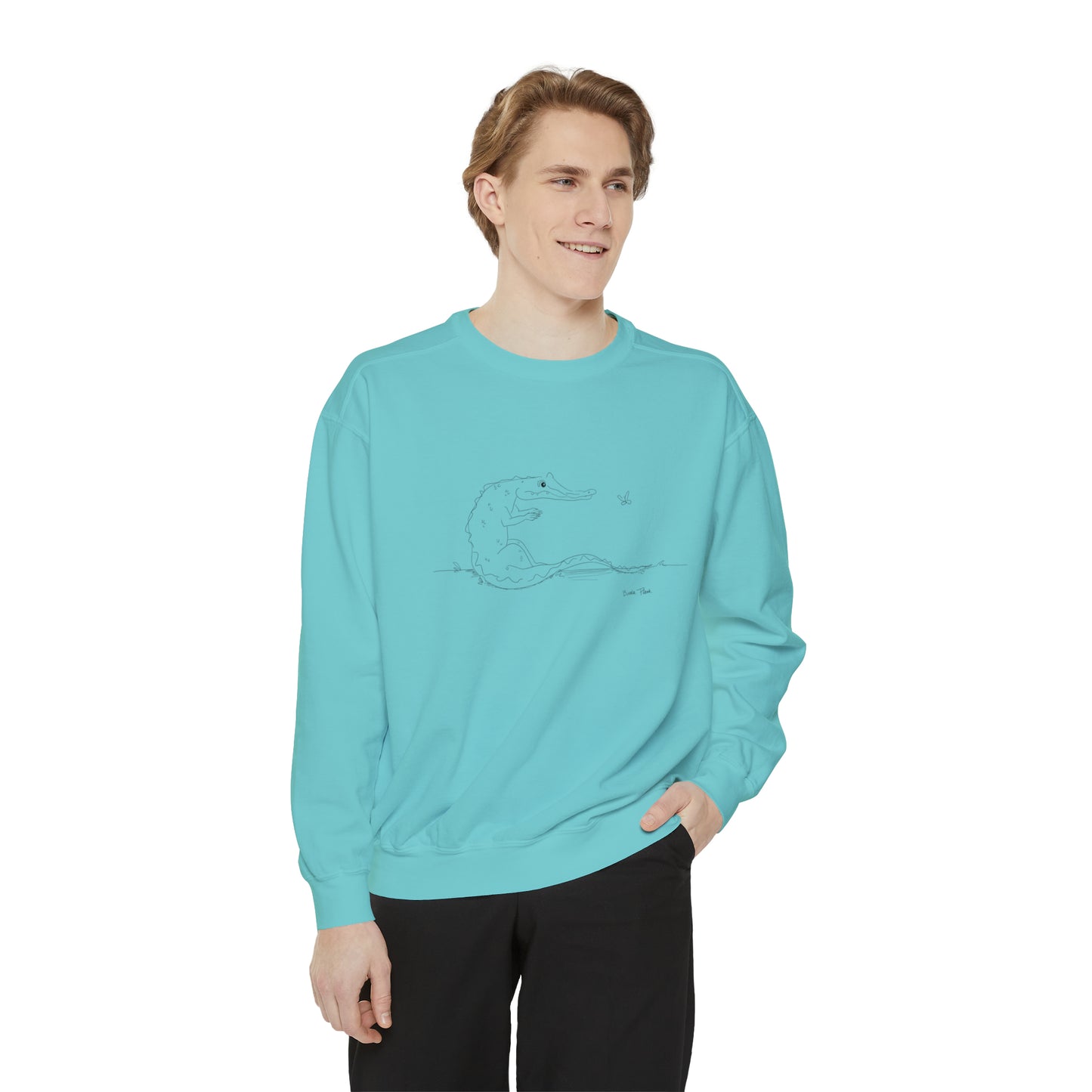 Little Friend by Birdie Plank™ - Unisex Garment-Dyed Sweatshirt