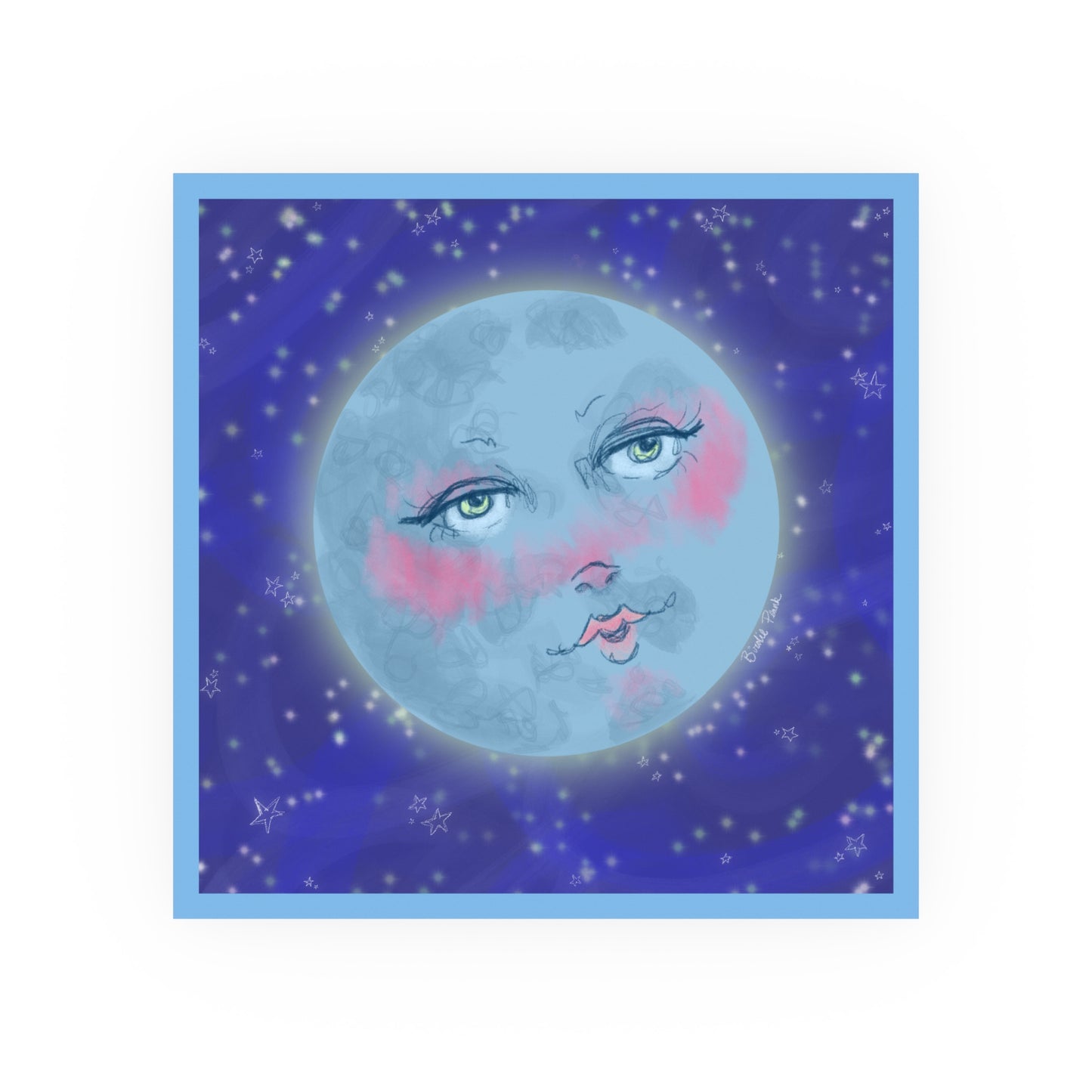 My Moon by Birdie Plank™ - Satin and Archival Matte Posters