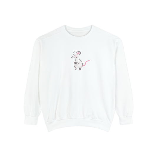 La Petite Souris by Birdie Plank™ - Unisex Garment-Dyed Sweatshirt